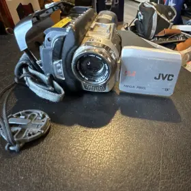 Gr-dx97 Jvc Minidv Handheld Camcorder 15x Zoom 3.0in Lcd Usb Silver/black