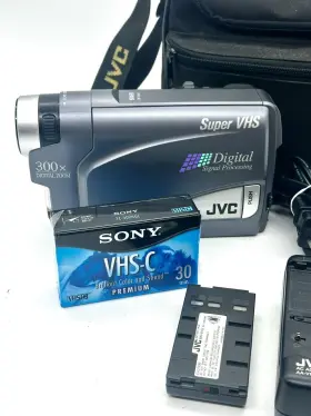Gr-sx850 Jvc Gr-sx851 Vhs-c Camcorder Bundle Vgc Tested And Works Great Ships Fast L K #2