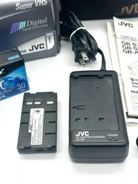 Gr-sx850 Jvc Gr-sx851 Vhs-c Camcorder Bundle Vgc Tested And Works Great Ships Fast L K #3