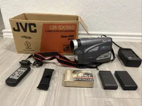 Gr-sx950u Jvc Gr-sx960u Compact Camcorder With Charger Battery Vhs-c Tape Read Desc