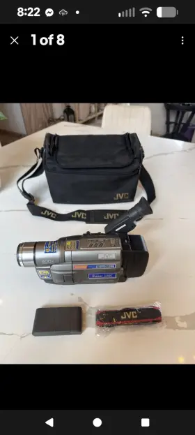 Gr-sxm235u Jvc Compact Vhs Camcorder With 2 Batteries Carry Strap And Bag