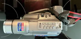 Gr-sxm340 Jvc Compact Super Vhs-c Camcorder 600x Zoom Bundle Tested Includes Bag #3