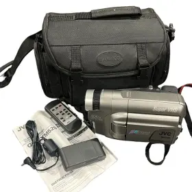 Gr-sxm520 Jvc Compact Super Vhs Camcorder Tested Works Svhsc Bag Charger Battery