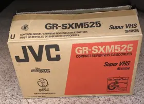 Gr-sxm525u Jvc Super Vhs-c Camcorder New