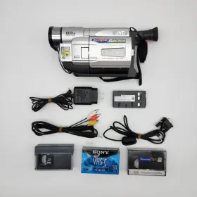 Gr-sxm740 Jvc Super Vhs Camcorder 600x Zoom Tested Bundle With Accessories
