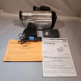 Gr-sxm750 Jvc Compact Vhs Camcorder Model - Works