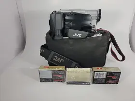 Gr-sxm750u Jvc Compact Super Vhs Camcorder 600x Digital Zoom Tested With Bag #3