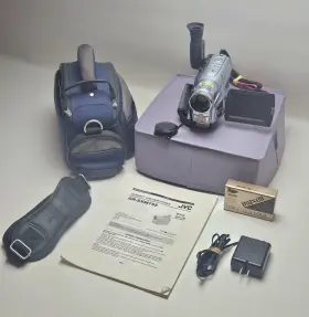 Gr-sxm755 Jvc Camcorder Super Vhs Ambico Carry Bag 600x Digital Zoom