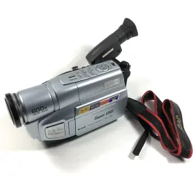 Gr-sxm755u Jvc Compact Vhs Camcorder And Power Supply- No Battery Good Condition