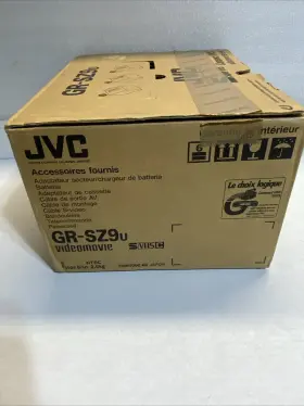 Gr-sz9u Jvc Video Compact Hi-fi Super Vhs Camcorder 1995 Japan Tested And Working #3