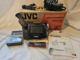 Gr-axm910u Jvc Graxm910u Compact Vhs-c Camcorder Camera And Battery Charger Instructions #2