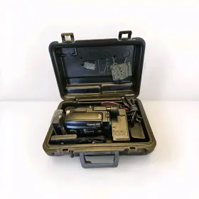 Gxr-ax350 Jvc Gr-ax350 Compact Vhs Vhsc Camcorder Bundle 2 Batteries Charger Hard Case