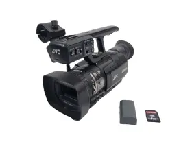 Gy-hm150u Jvc Gy-hm150 Compact Handheld 3ccd Camcorder Hd Professional Video With Battery