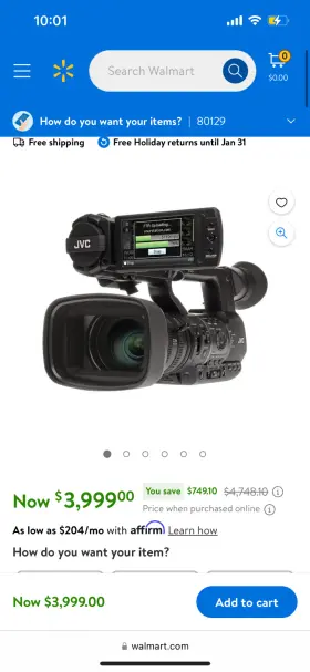 Gy-hm650u Jvc Camera