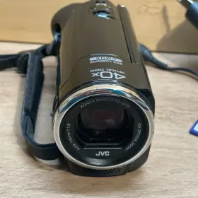 Gz-e105be Jvc Everio Compact Hand Held Video Camera Camcorder - Tested Works #2