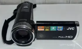 Gz-e306bu Jvc Camcorder With Touch Screen Charging Cord Sd Card And Bag Works #2
