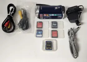 Gz-ex210au Jvc Camcorder With Accessories