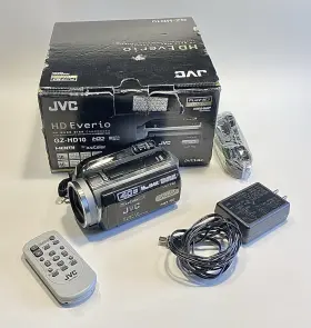 Gz-hd10 Jvc Everio Camcorder Full Hd 1080i 40gb Hdd Works
