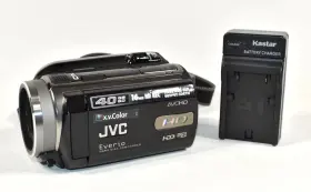 Gz-hd10u Jvc Everio 40gb Hdd Handheld Video Camcorder Tested Charger Battery