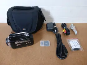 Gz-hd500 Jvc Everio 80gb Hdd And 8gb Gb Sd Card Full Hd Video Camcorder Black
