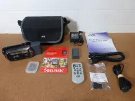 Gz-hm200 Jvc Everio 32gb And 8gb Sd Cards Dual Memory Full Hd Video Camcorder