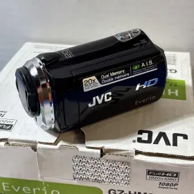 Gz-hm300bu Jvc Hd Everio 20x Zoom Camcorder Tested W Box Manuals #2