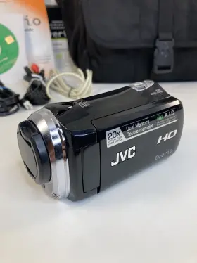 Gz-hm320u Jvc Video Camcorder Hd Everio 20x Optical Zoom Gz-hm300/320 Memory Works #2