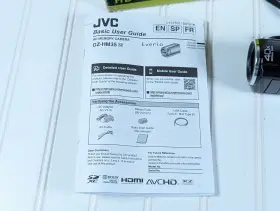 Gz-hm35bu Jvc Everio Gz-hm35 Digital Camcorder With Battery Charger In Original Box #2