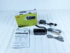 Gz-hm35bu Jvc Everio Gz-hm35 Digital Camcorder With Battery Charger In Original Box