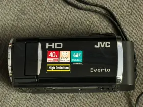 Gz-hm3obu Jvc Hd Everio 40x Optical Zoom With Charger Cable Carrying Case