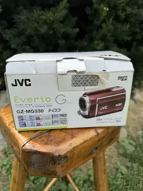 Gz-mg330-r Jvc Kenwood Victor Hard Disk Video Camera Everio Red Powers On