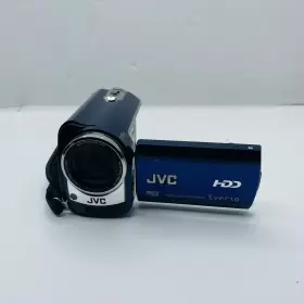 Gz-mg330au Jvc Everio Camcorder Blue Handheld Case Charger Battery - Tested #2