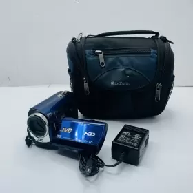 Gz-mg330au Jvc Everio Camcorder Blue Handheld Case Charger Battery - Tested