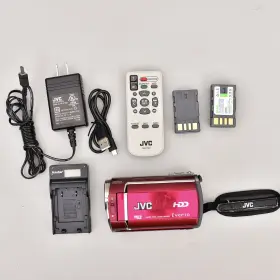 Gz-mg330ru Jvc Extras Tested Working Everio Hard Disk Video Recorder Camcorder Burgundy