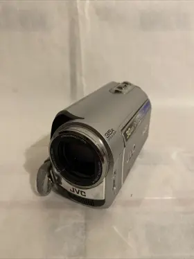 Gz-mg335 Jvc Everio Handheld High Definition Silver Camcorder Tested And Working