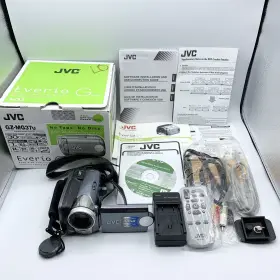 Gz-mg37u Jvc Everio 30gb Hdd Widescreen Camcorder Camera Bundle In Box Tested