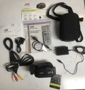Gz-mg505u Jvc Everio Camcorder 1 Battery. Hdd Video Camera. Tested