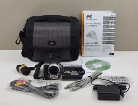 Gz-mg57u Jvc Everio Hard Disk Camcorder 30gb Hdd With Battery And Charger - Works