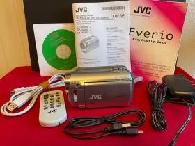 Gz-mg630aus Jvc Everio Camcorder Gz-mg630su Micro Sd / Hdd Silver W Cords Remote And Manual