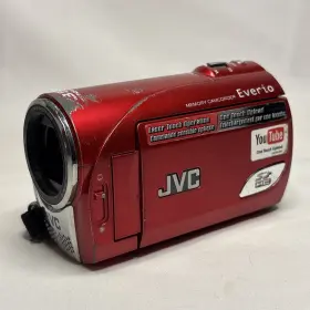 Gz-ms100rek Jvc Everio Handheld High Definition Hdd Camcorder Red Tested