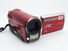 Gz-ms120ru Jvc Everio Red Lcd Screen Dual Memory 40x Dynamic Zoom Camcorder