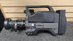 Ky-19u Jvc 3ccd Color Studio Camcorder With Canon Macro Lens Untested