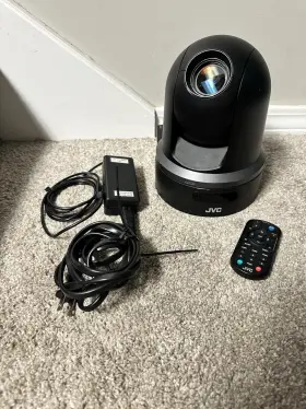 Ky-pz100-rst-01 Jvc Ky-pz100wu Ptz Network Video Camera With 30x Optical Zoom Black Remote