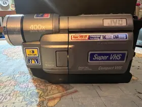 Gr-sxm740u Jvc Smx74ou Vintage 400x Super Vhs Model Camcorder Untested H3