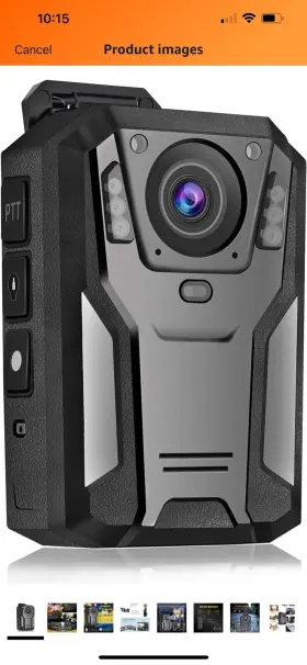 P100 Jwkg 2k Police Body Camera 64gb