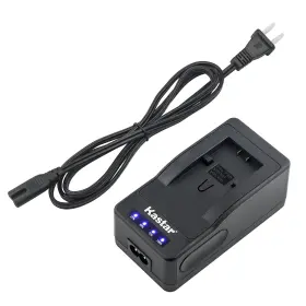 Led1-0b-vbt190 Kastar Led Super Fast Charger Kit Replacement For Panasonic Vw-vbt190 Hc-v110 V130 V