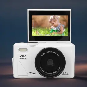 Keenso2nwp0q36co-11 Keenso 4k Uhd 64mp Digital Camera 18x Zoom Videos Portable Vlogging 2.4 Inch Ips