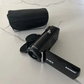 Hdv-601s Kenuo Hd Digital Video Camera 16x Zoom Model With Case Untested Read