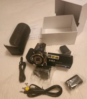 X002yibpu1 Kimire Ultrahd Handheld Camcorder Full Hd 1080p 24mp 3.0 Inch Lcd 16x Zoom Black