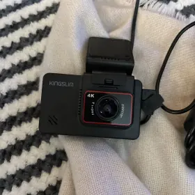 Kingslim 810035152663 D4 4k Dual Dash Cam With Built-in Wifi Gps Front 4k/2.5k Rear Euc #2